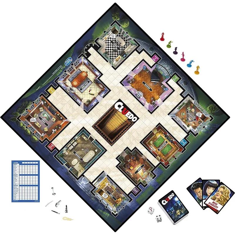 Cluedo Classic Mystery Friends Brettspiel mit Spielbrett und Karten