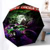 Monster Truck Themed Travel Umbrella 8 Ribs Automatic Opening and Closing, Portable Folding Design, Compact and Stylish Umbrella Suitable fo