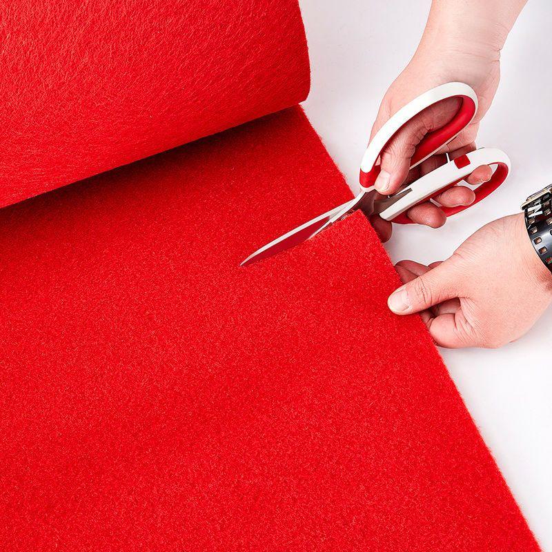 Thick Red Wedding Floor Mat - Long-Lasting Coverage for Entrances and Events
