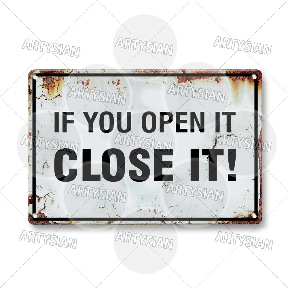 Hygiene Metal Sign No Shoes No Food Drink Restaurant Office School Public Space Plaque Wash Your Hand Sanitizer Keep Clean Sign