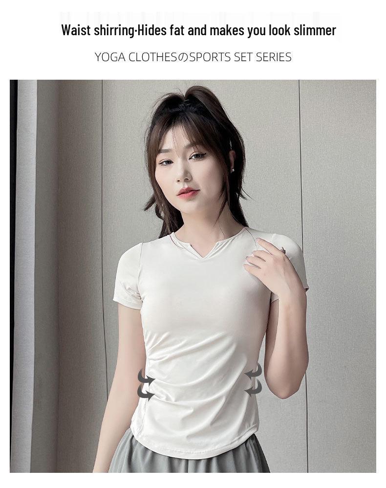 2025 Women's Summer Ice Silk Quick-Dry Running Suit - Fashionable Gym & Yoga Shorts