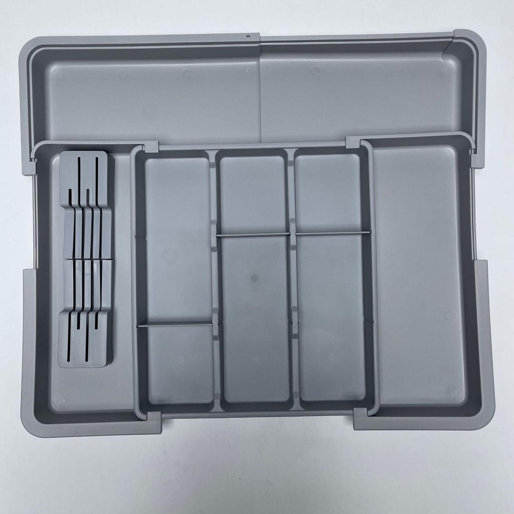 Retractable Kitchen Desktop Drawer for Organizing Cutlery and Utensils