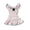 Y2K Sweet Polka Dot Slimming French Bow Short Sleeve T-shirt