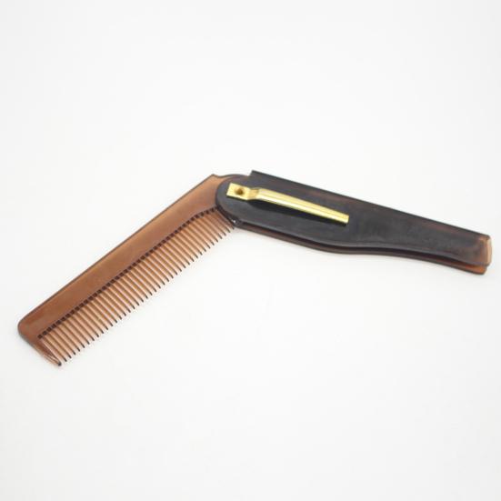 Muži Ženy Přenosný kapesní skládací hřeben na vousy pro úpravu vlasů Beauty Tool