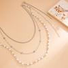 Hip-Hop Pentagram-Shaped Fringed Multi-Functional Trouser Chain, Personalized Imitation Pearl Multi-Layer Waist Chain Pendant