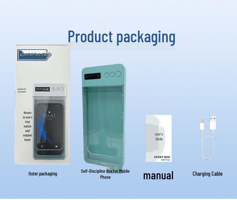 Transparent Phone Lock Timer for Student Time Management and Mobile Self-Discipline