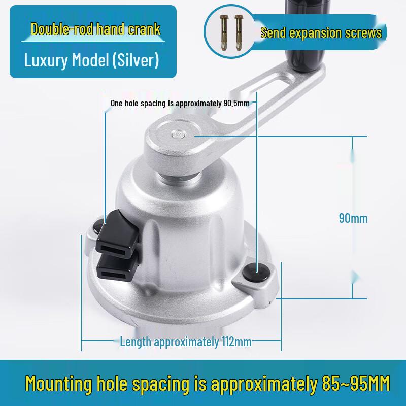 Zhongli Balcony Lifting Clothes Rack Hand Crank