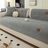 Lamb Plush Sofa Cushion Autumn And Winter  New Thickened Four-Season Universal Seat Cushion Non-Slip Cover Cover Cloth Towel