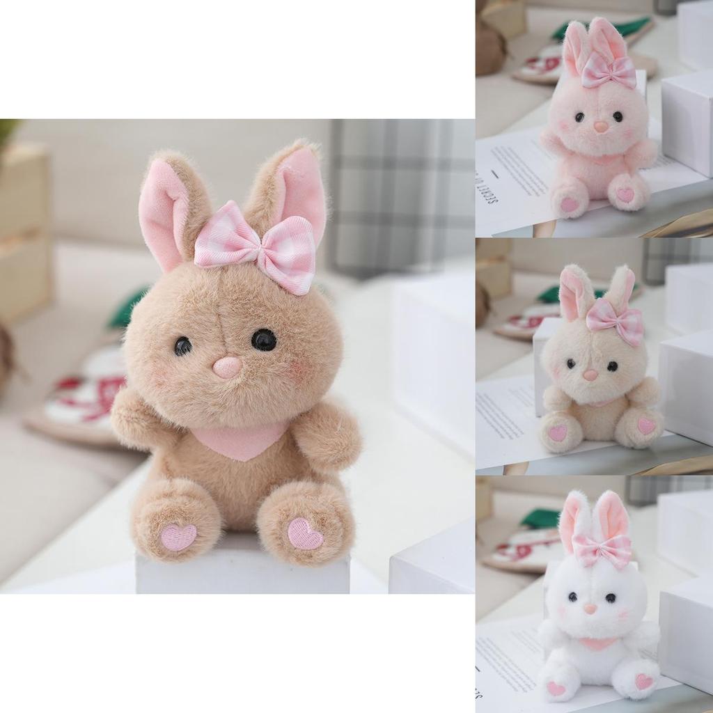 Plush 16cm Charming Toy Keychain For Girls Lovable Cartoon Animal Backpack Decoration