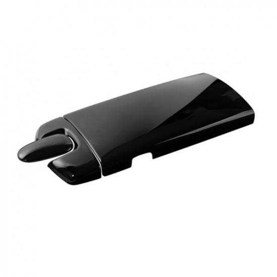 Console Armrest Box Panel Cover 1 Set/3PCS 1pc ABS Bright Black Car Accessories