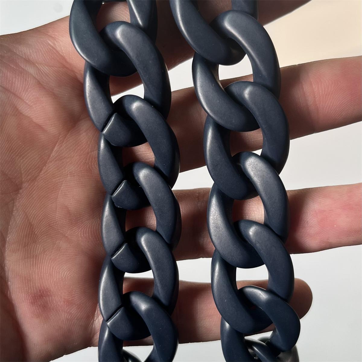 

Phone Wrist Lanyard Matte Acrylic Chain 60cm Phone Wrist Strap Matte Grey