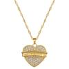 Titanium Steel Love Mother Light Luxury Banquet Wedding Necklace Female Versatile Collarbone Chain Titanium Steel Chain