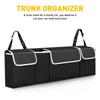 Multi-Pocket Car Trunk Organizer Hanging Back Seat Storage Bag With 4 Pockets Waterproof Oxford Cloth Universal Storage Pocket