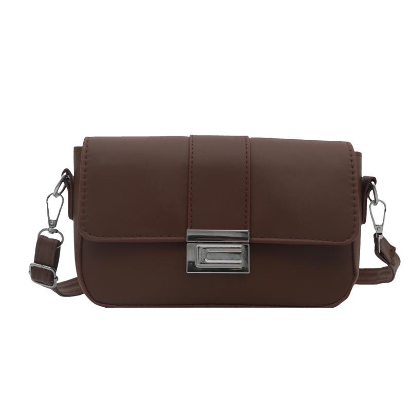 Herbst 2024 Retro Klassische Texturierte Kleine Quadratische Umhängetasche für Damen