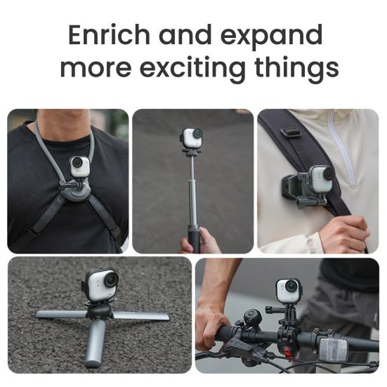 Action Camera Frame Horizontal Vertical Modes Tailor-Made Action Camera Mount for Insta360 GO Ultra Shoot Accessories