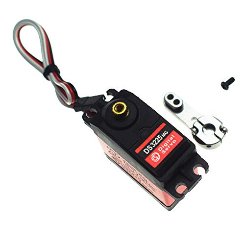 DS3225* 25kg High Torque Full Metal Digital Steering Servo, Waterproof, 270° Rotation, Compatible with RC Baja Bikes