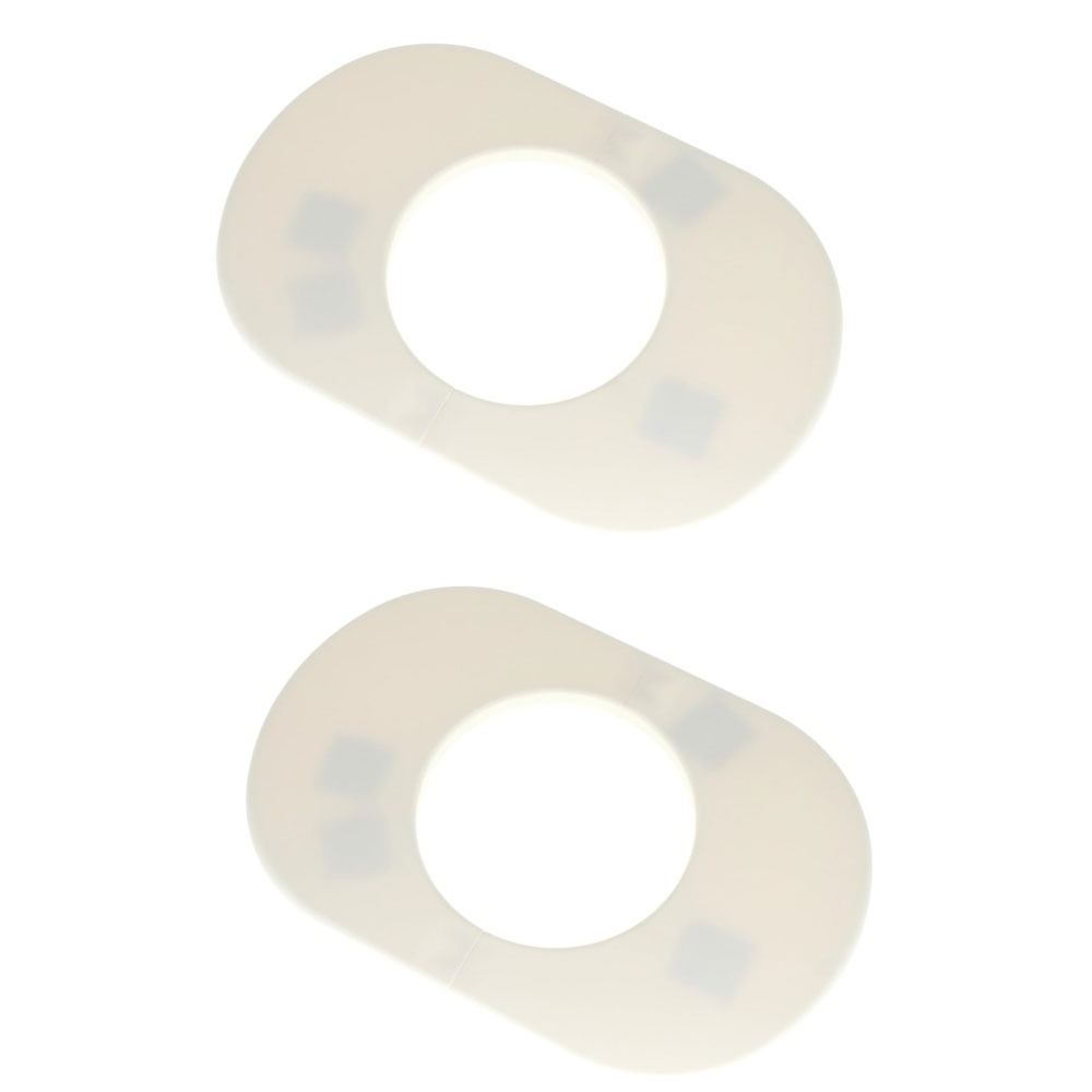 

2PCS Белый пожарный шкаф ABS Самоклеящаяся удобная крышка пожарной трубы Водопроводная труба