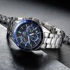 Casio Edifice Waterproof Minimalist Watch Business Recommendation Quartz Movement Stainless Steel Strap Men watches Black EFR-552D-1A2VUPR