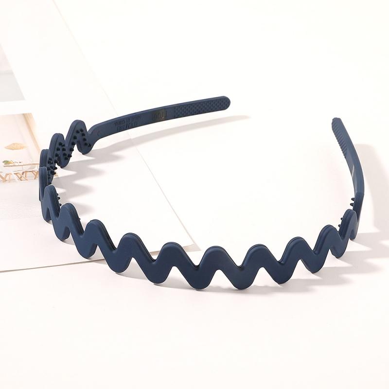 Solid Color Simple Square Shaped Headband Anti-Slip Invisible Girls Hair Hoops For Teenager Fixed Hairstyle Accessories Hair Rim