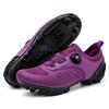 Scarpe da Ciclismo da Uomo Tomaia in Rete Senza Tacchette MTB Bici da Strada Trainer Indoor Unisex Leggere
