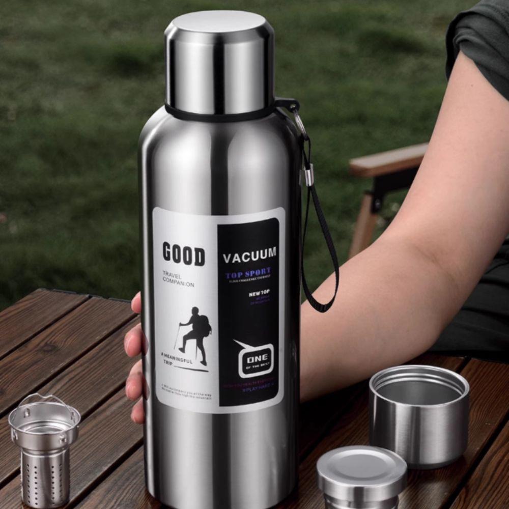 316 Stainless Steel Travel Insulated Cup Large Capacity Vacuum Flask Sports Thermos Bottle Camping