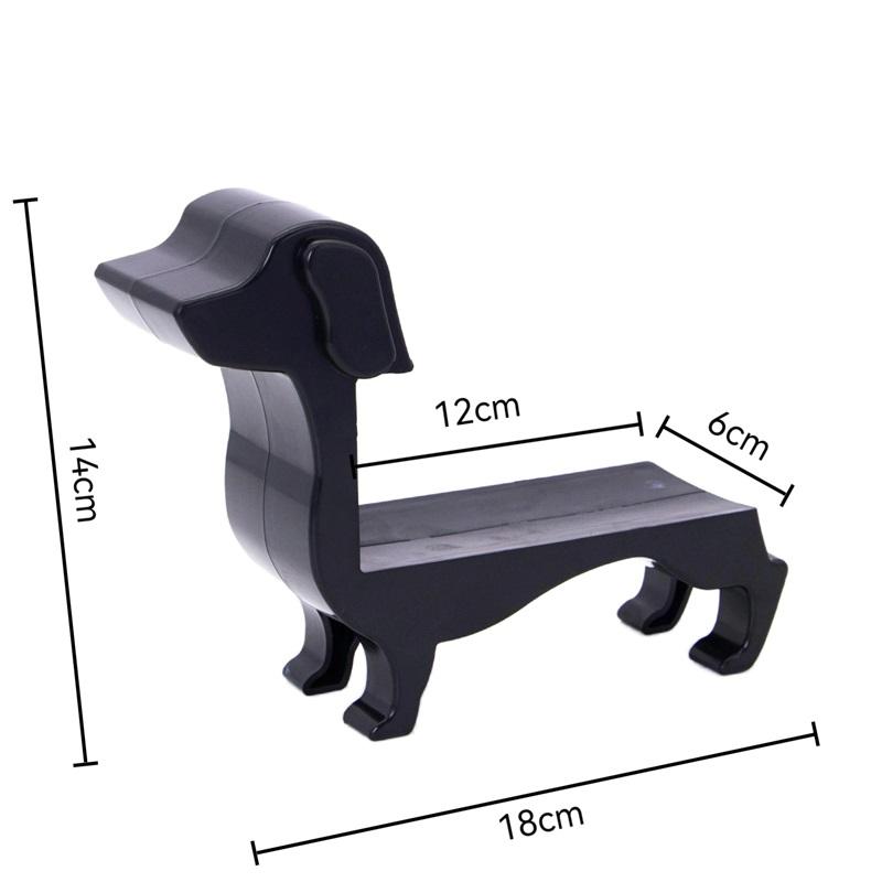 Dachshund Wine Bottle Holder Solid Color Wine Bottle Support Holder Decoration Rack Cute Home Decoration