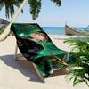 Black Clover Print Beach Towel, Large Soft Quick Dry Towel for Beach Camping Swimming