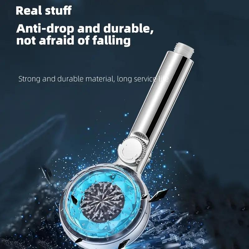 High Pressure Water Saving Filtration Shower Head Pressurized LED Temperature Digital Display Showerhead Bathroom Accessories