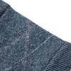 Hengyuanxiang Men's V-Neck Striped Wool Vest