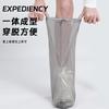 Portable Waterproof Disposable Rain Boot Covers - Thick, High Tube for Adults