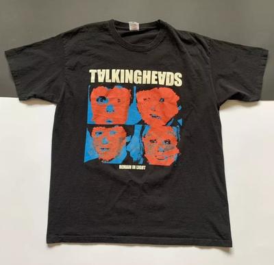 Talking Heads Band Svart Unisex Kortärmad T-shirt, S-4XL