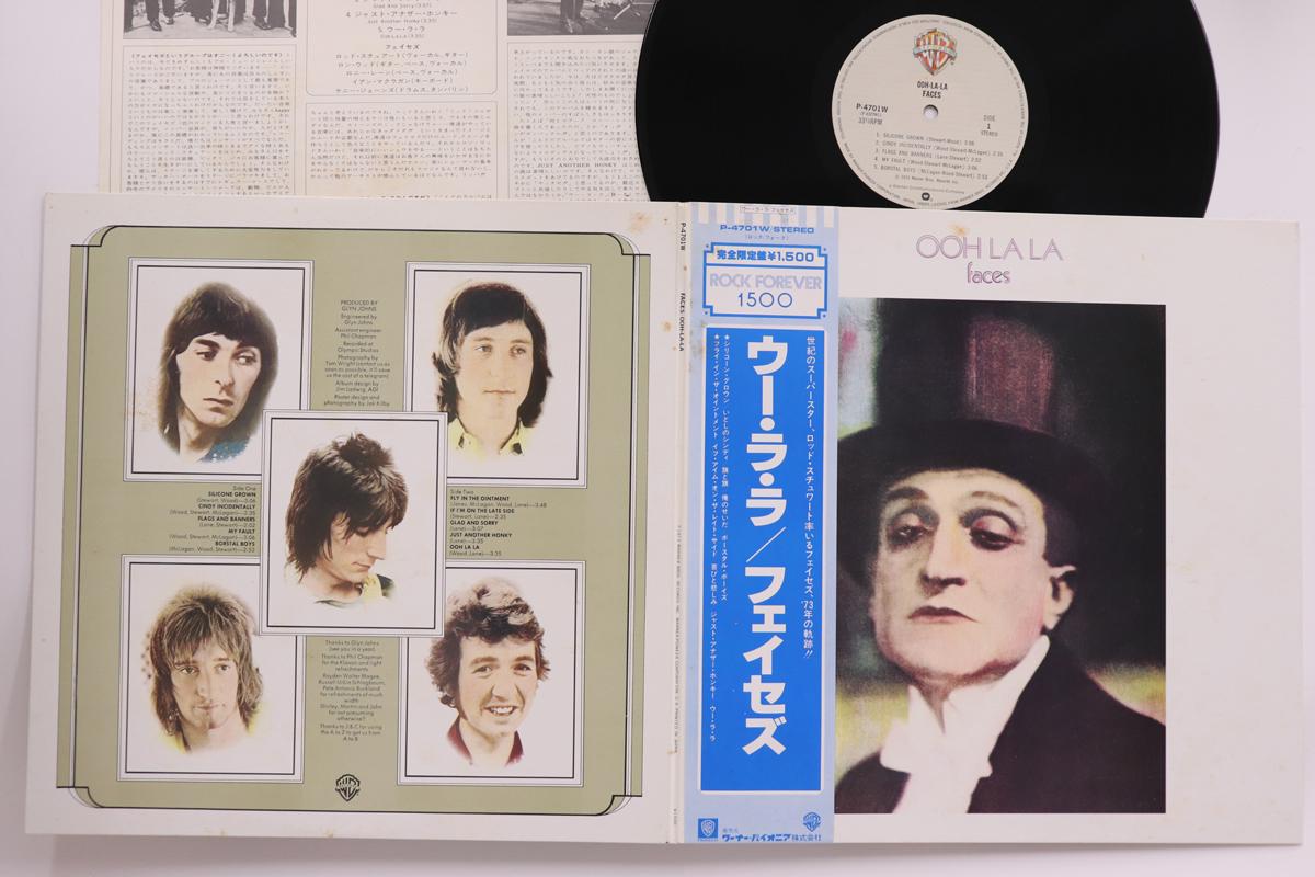 

LP Record FACES - Ooh La La P4701W WARNER BROS 1981 Japan Obi Rock Used