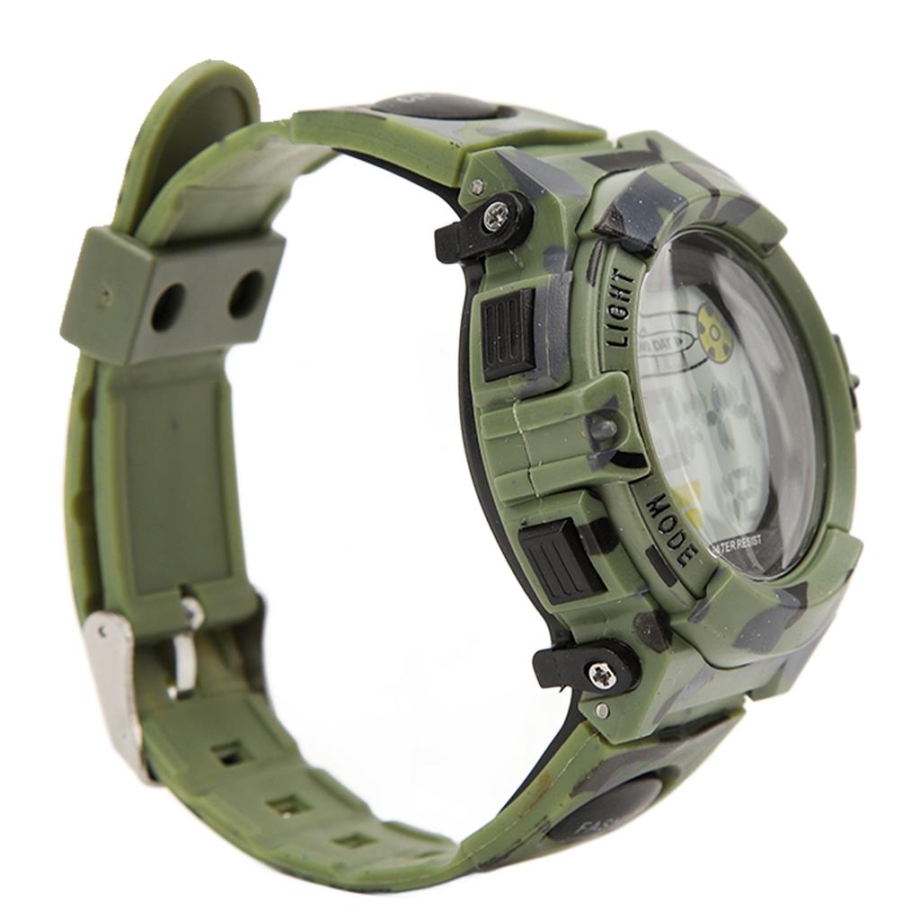 Ceas Sport Impermeabil Nocilucent Cronograf Ceas pentru Bărbați Cadou pentru Studenți Culoare Camuflaj Exterior