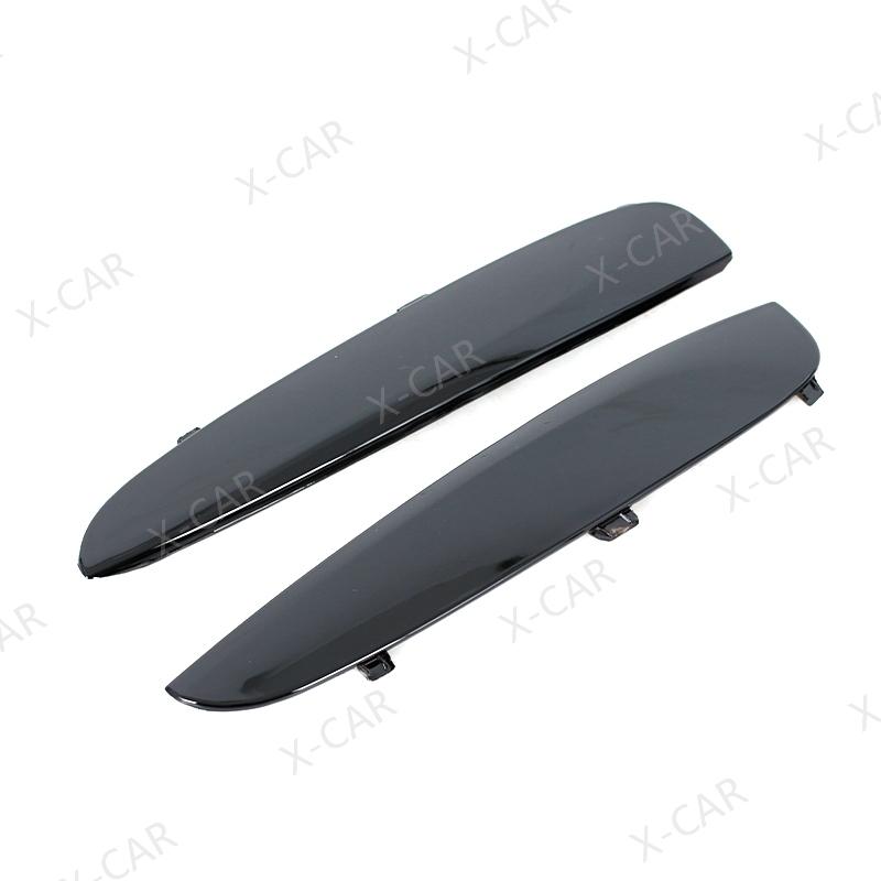 For BMW X6 F16 2015 2016 2017 2018 Front Door Fender Side Trim Vent Leaf Plate Decoration Strip Cover 51768063027