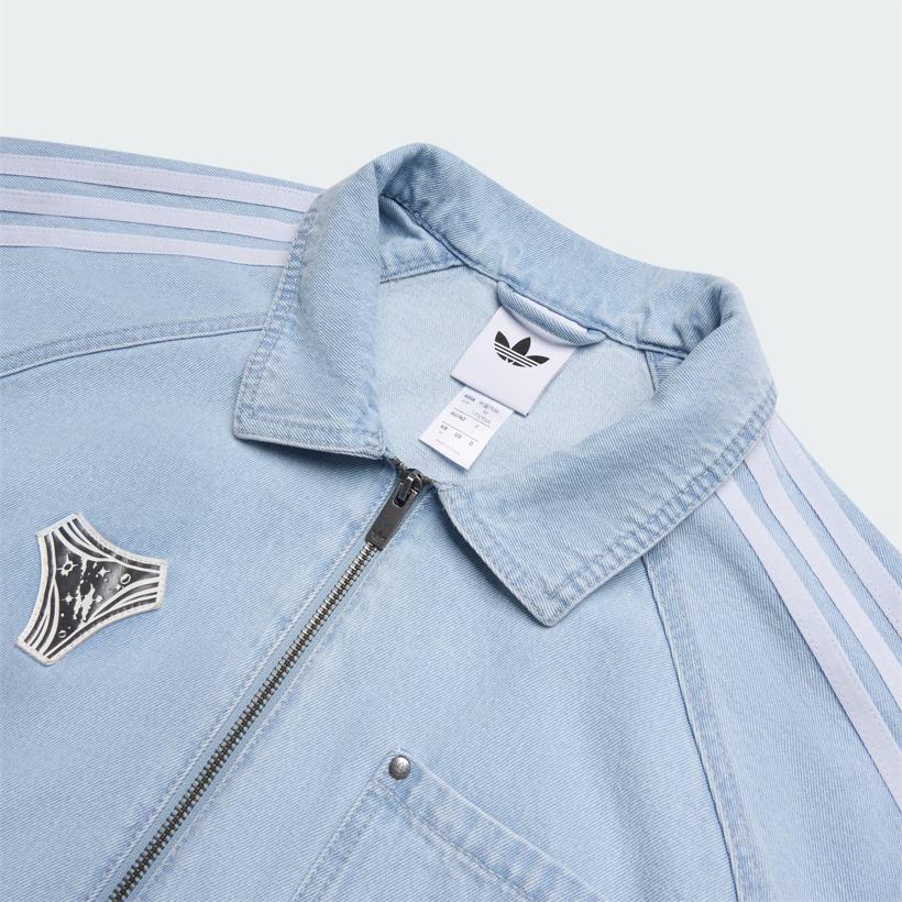 adidas Originals Adilenium Season 5.0 Denim Loose Fit Zip Woven Jacket Men Jackets KX4824
