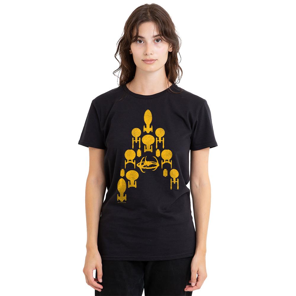 Star Trek Unisex Adult Ship Delta T-Shirt