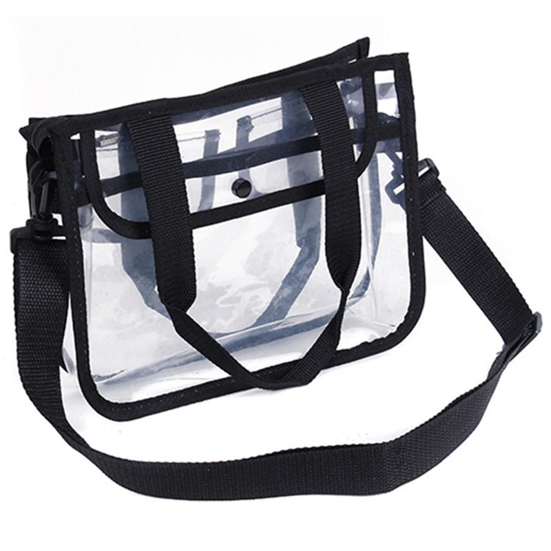 Clear EVA Bag Makeup Cosmetic Toiletry Organizer Tote Bag Waterproof Handbag for Travel,Swimming,Gym