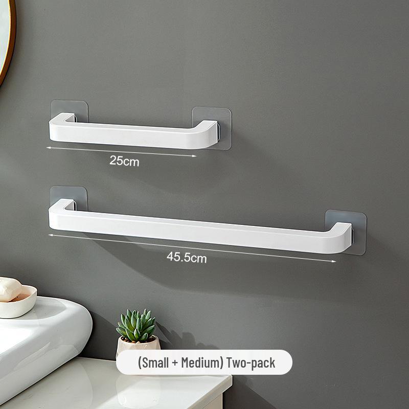 Nordic Minimalist Punch-Free Wall-Mounted Towel Rack - Single Bar