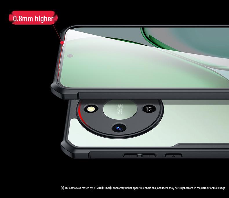 Xundi Silicone Drop-Proof Full Coverage Transparent Case for Honor X9D (Overseas Version)