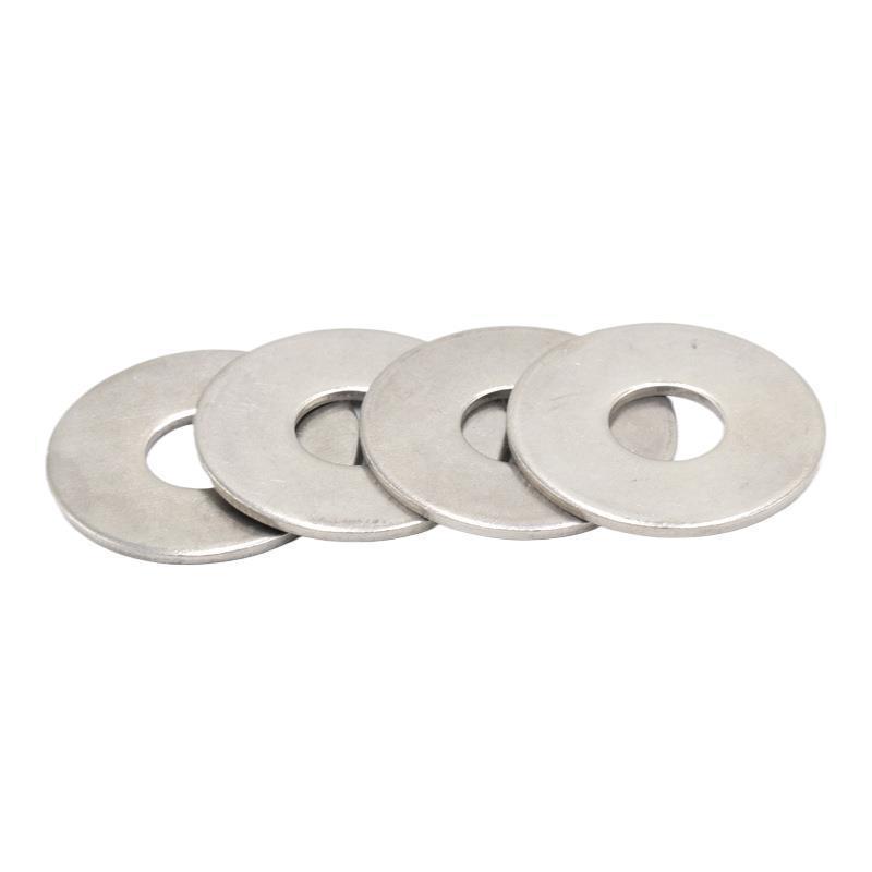 Thickened Extra Large Stainless Steel Flat Washers (201/304/316) - Set of 10, Sizes M3-M24 inner diameter × outer diameter × thickness