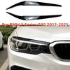 For BMW 5 Series G30 525i 530i 2017- Car Headlight Eyelids Eyebrows Eye Lid Cover Trim Sticker