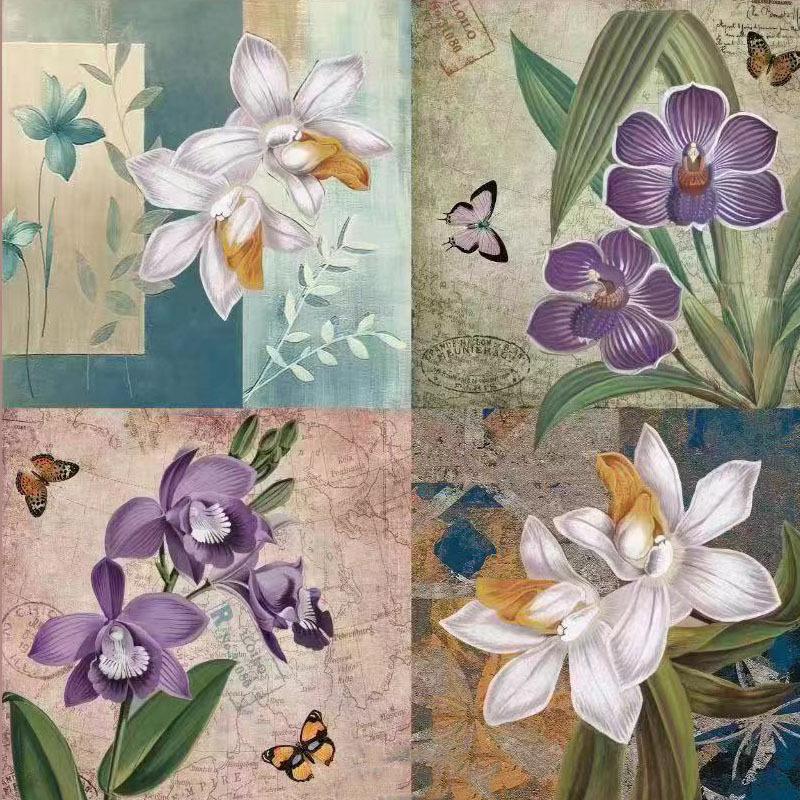 

65CM Mulberry silk Cotton Square Scarf Women Print Neckerchief Spring Hair Band Foulard Bandana Echarpe Tie Shawl Wraps 65x65cm