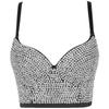 Street Style Sequin Camisole With Removable Straps For Clubwear And Nightlife