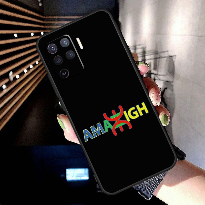 Amazigh Symbol Berber Academy Case For OPPO A96 A76 A16 A94 A74 A54 A53 A57 S A15 A52 A72 A93 A5 A9 A31 A17 A77 A78 Coque