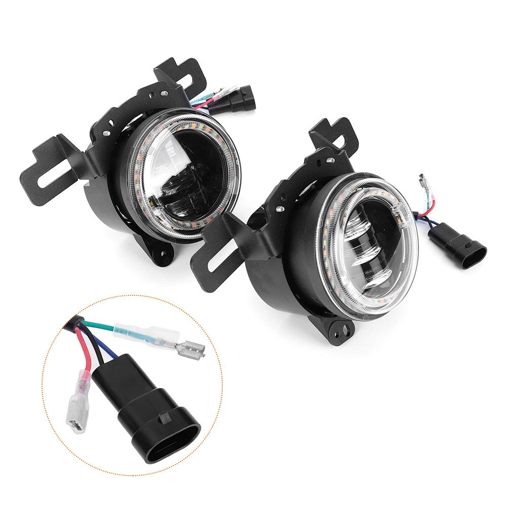 4 Zoll Nebelscheinwerfer Lampenhalterung Montagebaugruppe IP67 Wasserdicht Passend für Jeep Wrangler JK 2007 2017