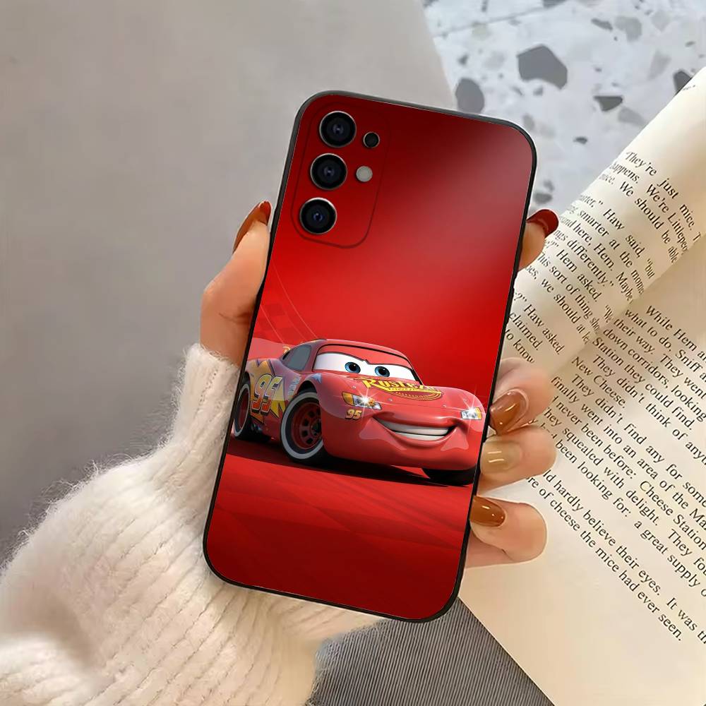 Funda de Teléfono L-Lightning cool Mc-MCQueen-car Para Samsung S25,S24,S21,S22,S23,S30,Ultra,S20,Plus,Fe,Funda Negra de Silicona Suave