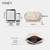 Viney Leather Pillow Crossbody Bag