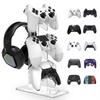 White 3-Layer Controller Holder Black Game Handle Display Stand Durable Desktop