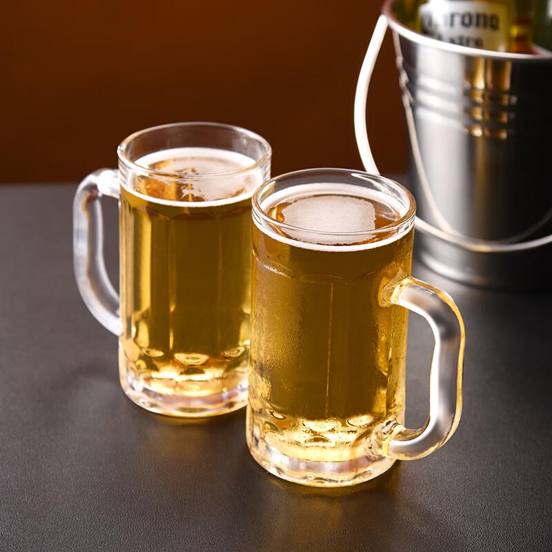 

Стеклянные пивные кружки CLITON с ручкой
