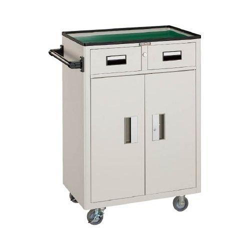TRUSCO Tool Wagon 600 x 400 x H880 with drawer and door W NTS-503N-W